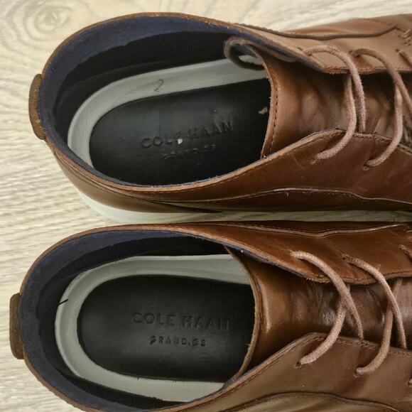 Cole Haan Leather Lace Up Chukka Boots Woodbury Mens Size 12 M Shoes - Picture 6 of 8